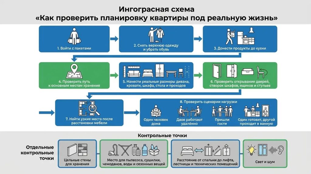 Как проверить планировку квартиры под реальную жизнь